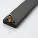 Amexty Exposed 2 Function Rainfall Shower Set with Handshower in Matte Black