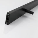 Amexty Exposed 2 Function Rainfall Shower Set with Handshower in Matte Black