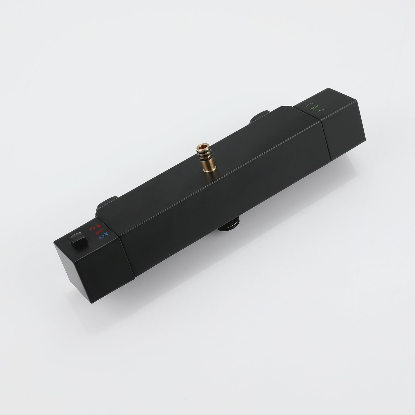 Amexty Exposed 2 Function Rainfall Shower Set with Handshower in Matte Black