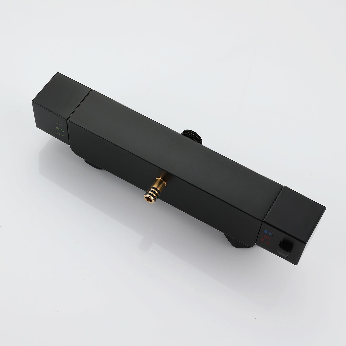 Amexty Exposed 2 Function Rainfall Shower Set with Handshower in Matte Black