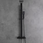 Amexty Exposed 2 Function Rainfall Shower Set with Handshower in Matte Black