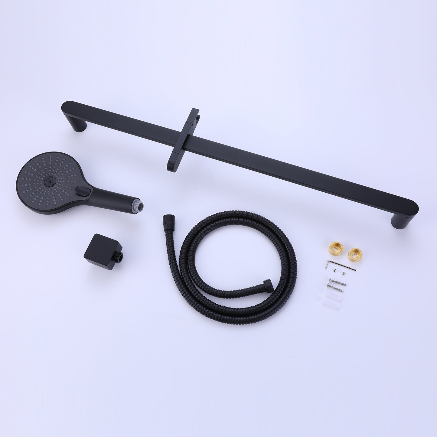 Analte Minimalist Contemporary Handheld Shower Head With Slide Bar