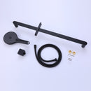 Analte Minimalist Contemporary Handheld Shower Head With Slide Bar