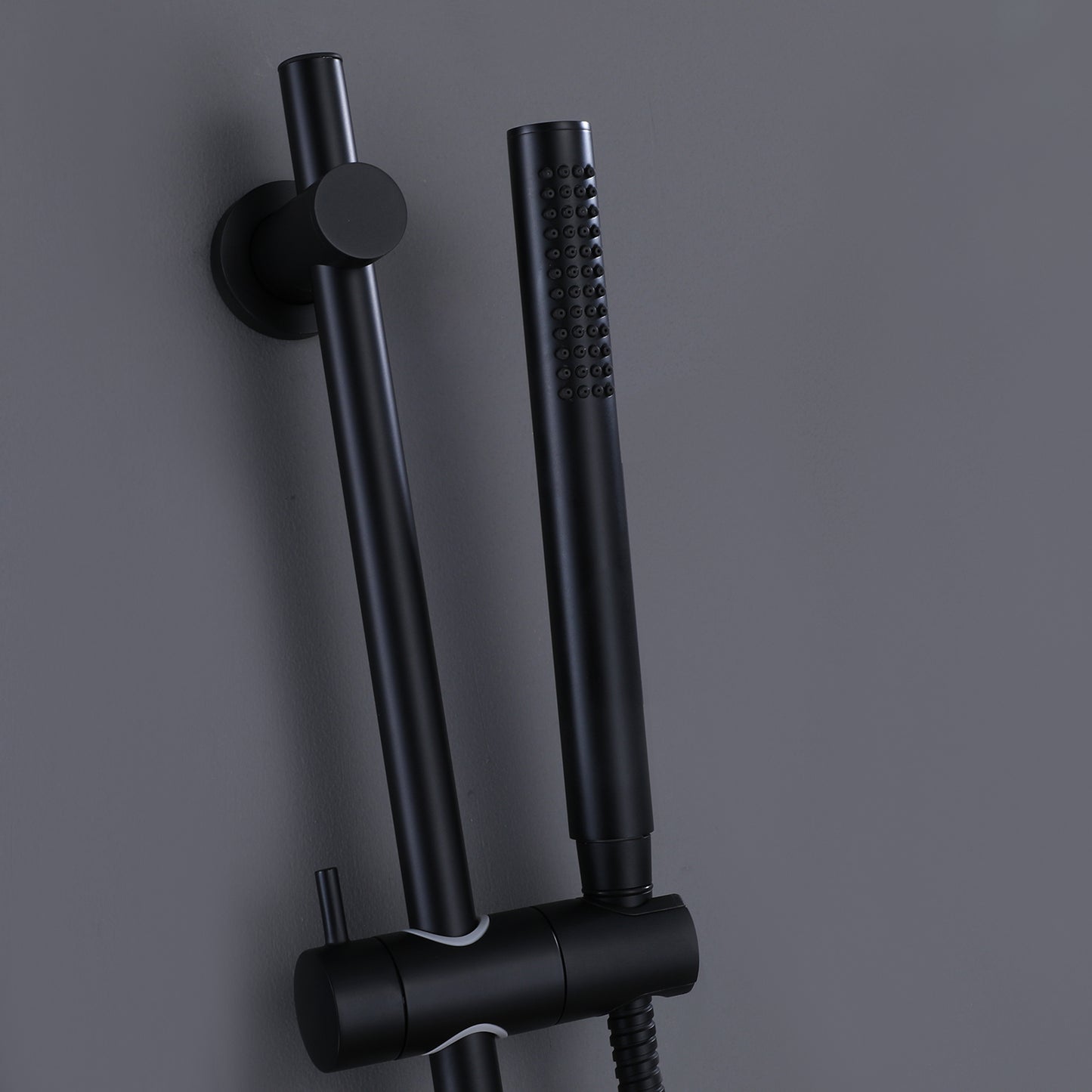 Hilo Minimalist Handheld Shower with Slide Bar and Hose
