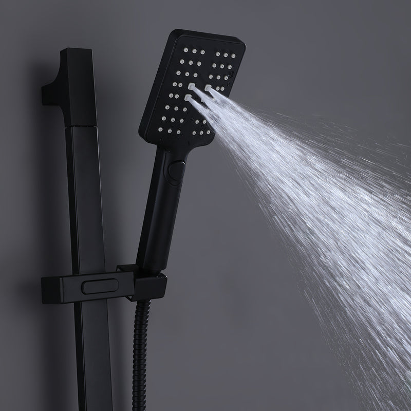 Foni 3-Function Handheld Shower With Slide Bar And 59-In Hose