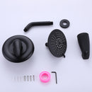 Fenty Classic Single Handle 5-Spray Shower and Tub Faucet in Matte Black