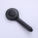 Scozon 5 Spray Pressure Balanced Shower Head with Handshower in Matte Black