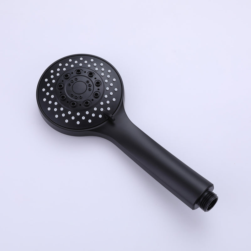 Scozon 5 Spray Pressure Balanced Shower Head with Handshower in Matte Black