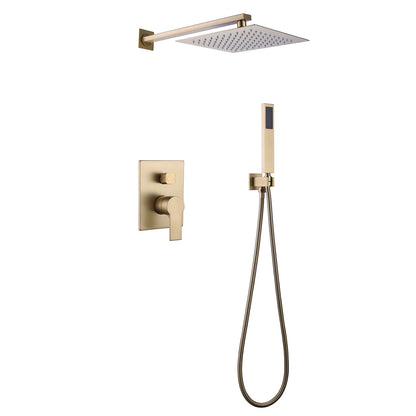 Nosh Pressure Balanced 10 In Rainfall Shower System with Handshower