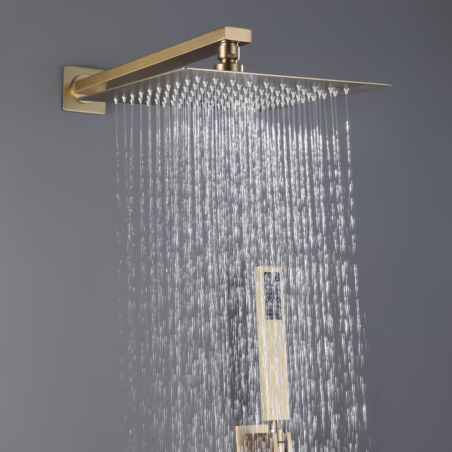 Nosh Pressure Balanced 10 In Rainfall Shower System with Handshower