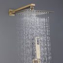 Nosh Pressure Balanced 10 In Rainfall Shower System with Handshower