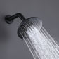 Fenty Classic Single Handle 5-Spray Shower and Tub Faucet in Matte Black