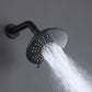 Fenty Classic Single Handle 5-Spray Shower and Tub Faucet in Matte Black