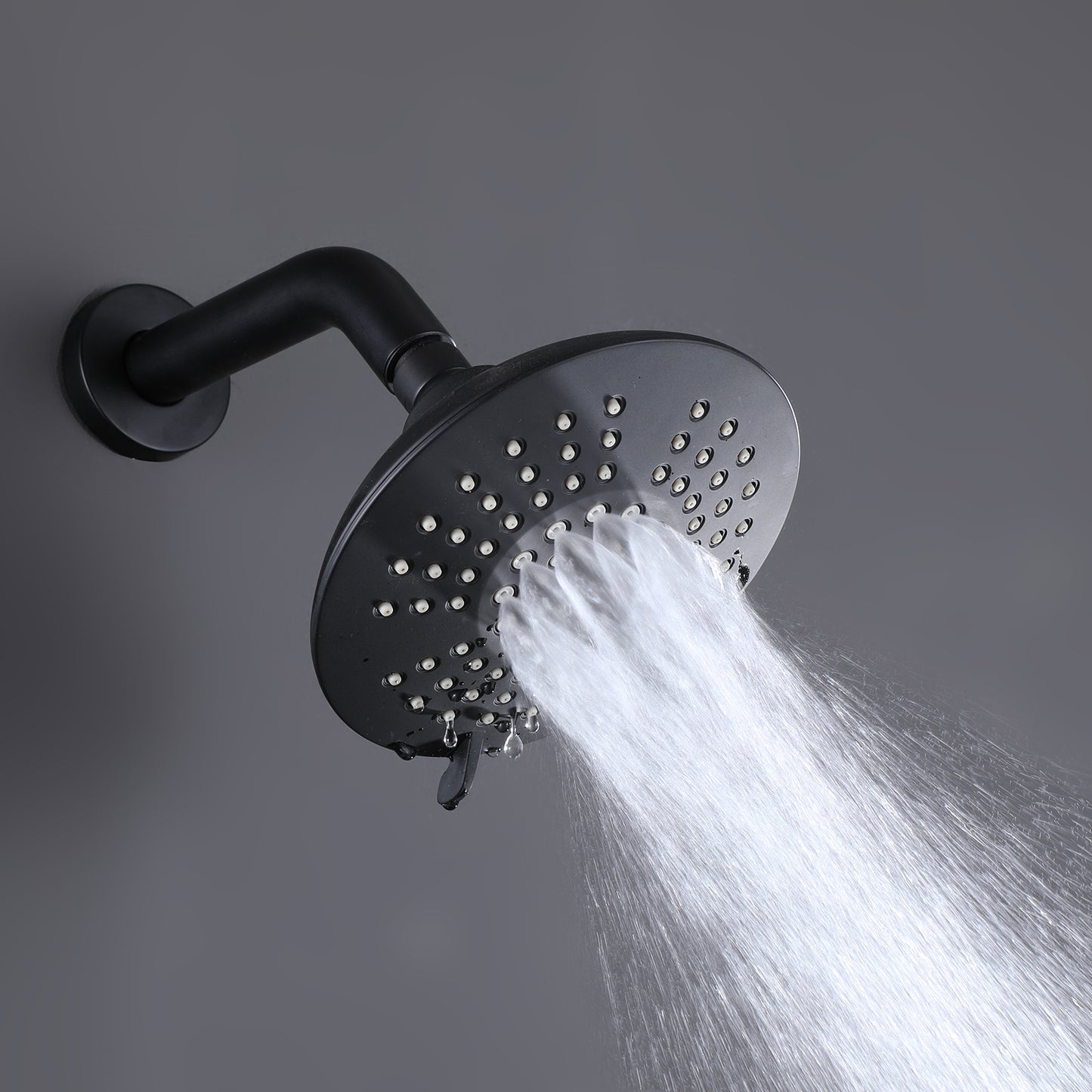 Fenty Classic Single Handle 5-Spray Shower and Tub Faucet in Matte Black