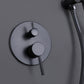 Scozon 5 Spray Pressure Balanced Shower Head with Handshower in Matte Black