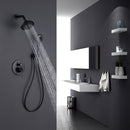Scozon 5 Spray Pressure Balanced Shower Head with Handshower in Matte Black