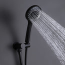 Scozon 5 Spray Pressure Balanced Shower Head with Handshower in Matte Black