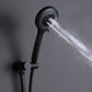 Scozon 5 Spray Pressure Balanced Shower Head with Handshower in Matte Black