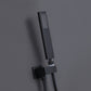 Givelly Wall Mounted 10 In Shower System with Waterfall Tub Faucet in Matte Black