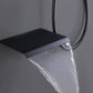 Givelly Wall Mounted 10 In Shower System with Waterfall Tub Faucet in Matte Black