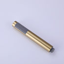 Fancysio Wall Mounted Tub Faucet with Handheld Shower in Brushed Gold