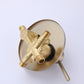 Fancysio Wall Mounted Tub Faucet with Handheld Shower in Brushed Gold