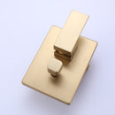 Curu Wall Mounted Bathub Mixer with Hand Shower in Brushed Gold