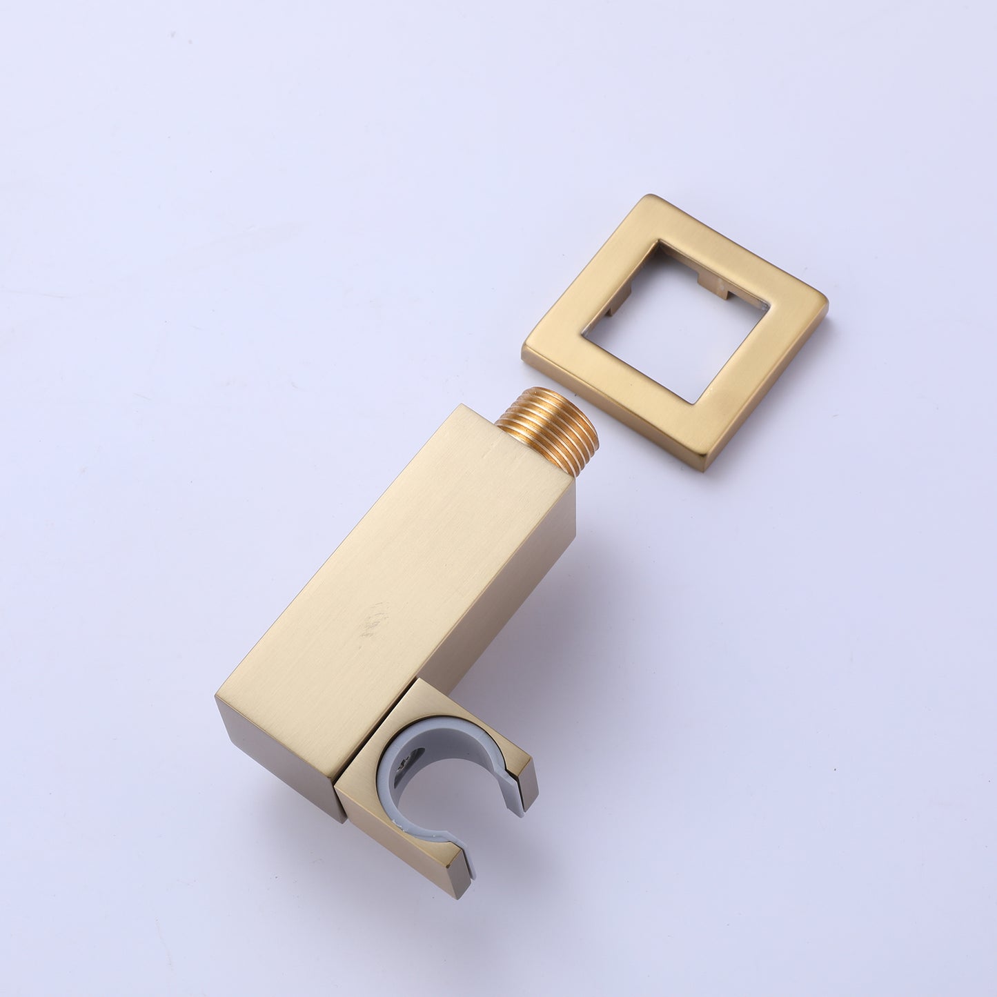 Curu Wall Mounted Bathub Mixer with Hand Shower in Brushed Gold