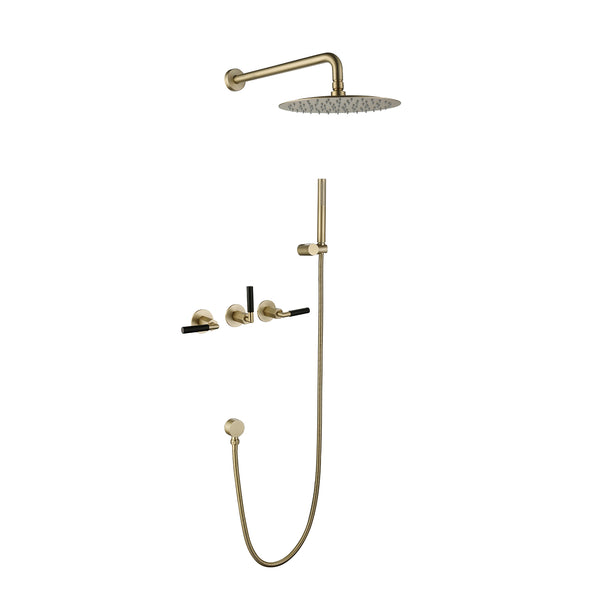 Realace Triple Handle 10 In Shower System with Handshower