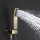Tezo Wall Mounted 2-Function Thermostatic Shower System Kit