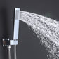 Qexle 12 In Ceiling Mounted Thermostatic Shower System with 6 Body Jets