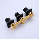 Korin 2-Spray 10 In Pressure Balanced Shower System with Handshower in Matte Black