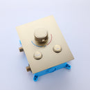 Tezo Wall Mounted 2-Function Thermostatic Shower System Kit