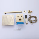 Tezo Wall Mounted 2-Function Thermostatic Shower System Kit