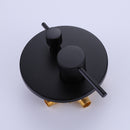 Scozon 5 Spray Pressure Balanced Shower Head with Handshower in Matte Black