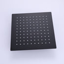 Yoniry Wall Mounted 10 In Shower & Waterfall Tub Faucet Combo in Matte Black