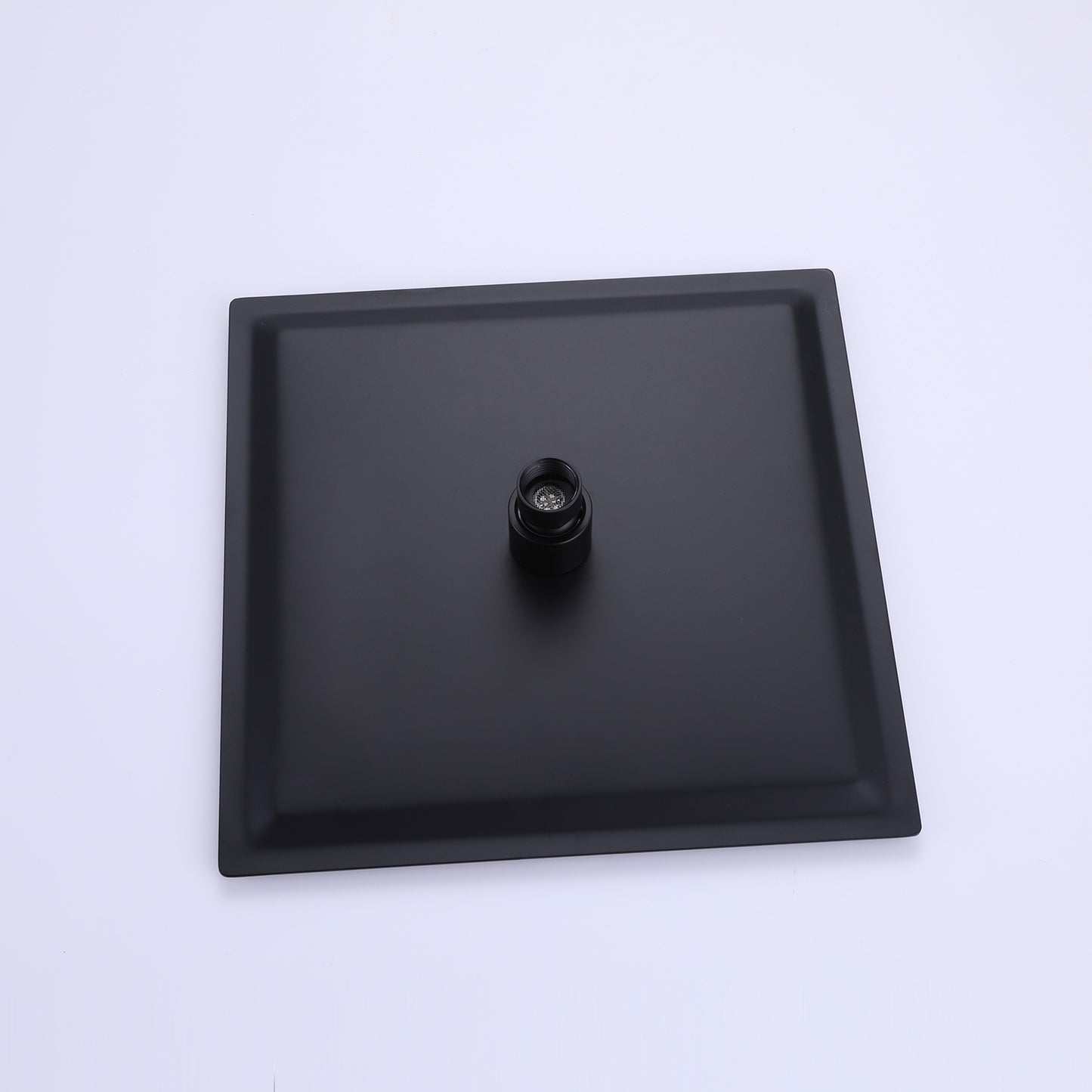 Givelly Wall Mounted 10 In Shower System with Waterfall Tub Faucet in Matte Black
