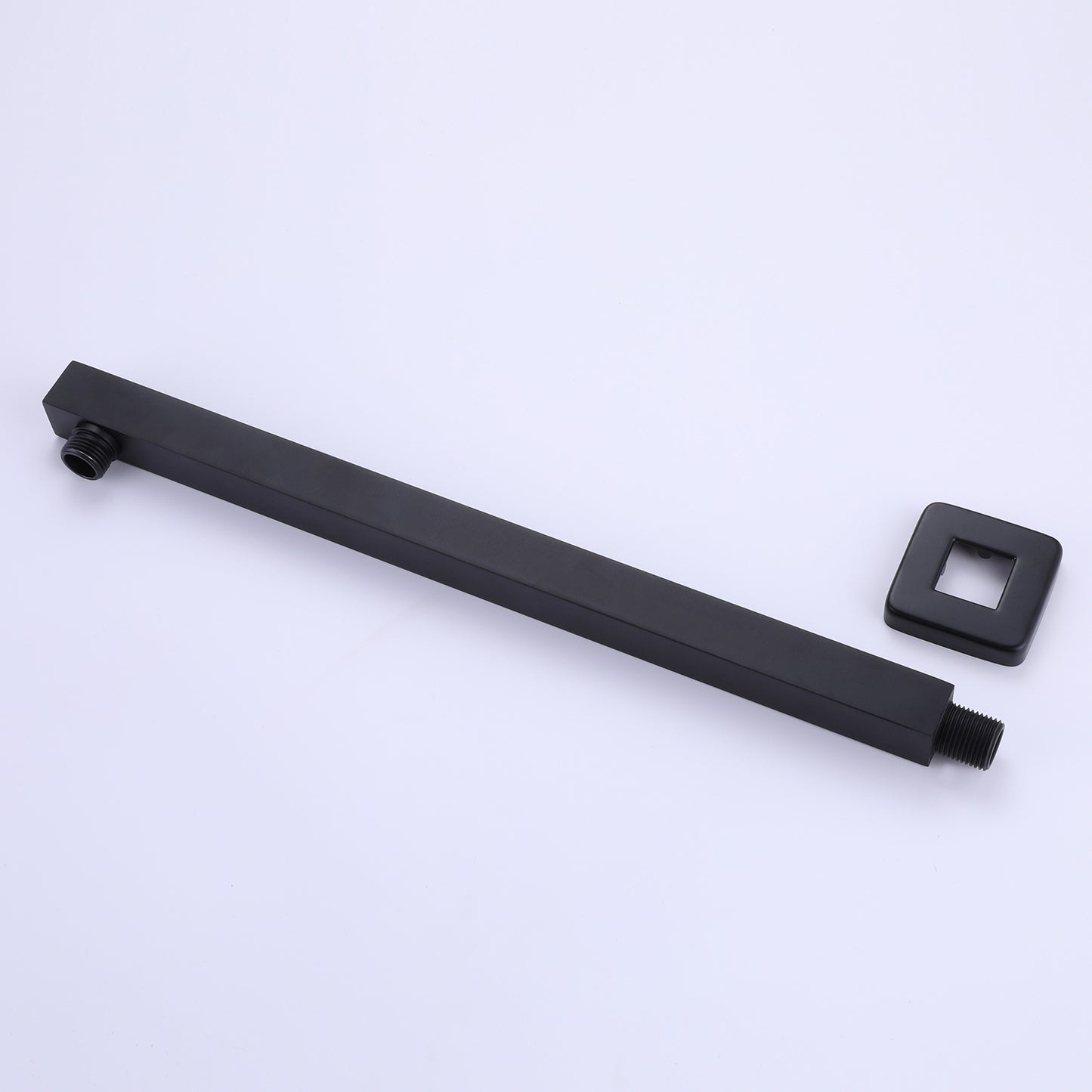 Yoniry Wall Mounted 10 In Shower & Waterfall Tub Faucet Combo in Matte Black