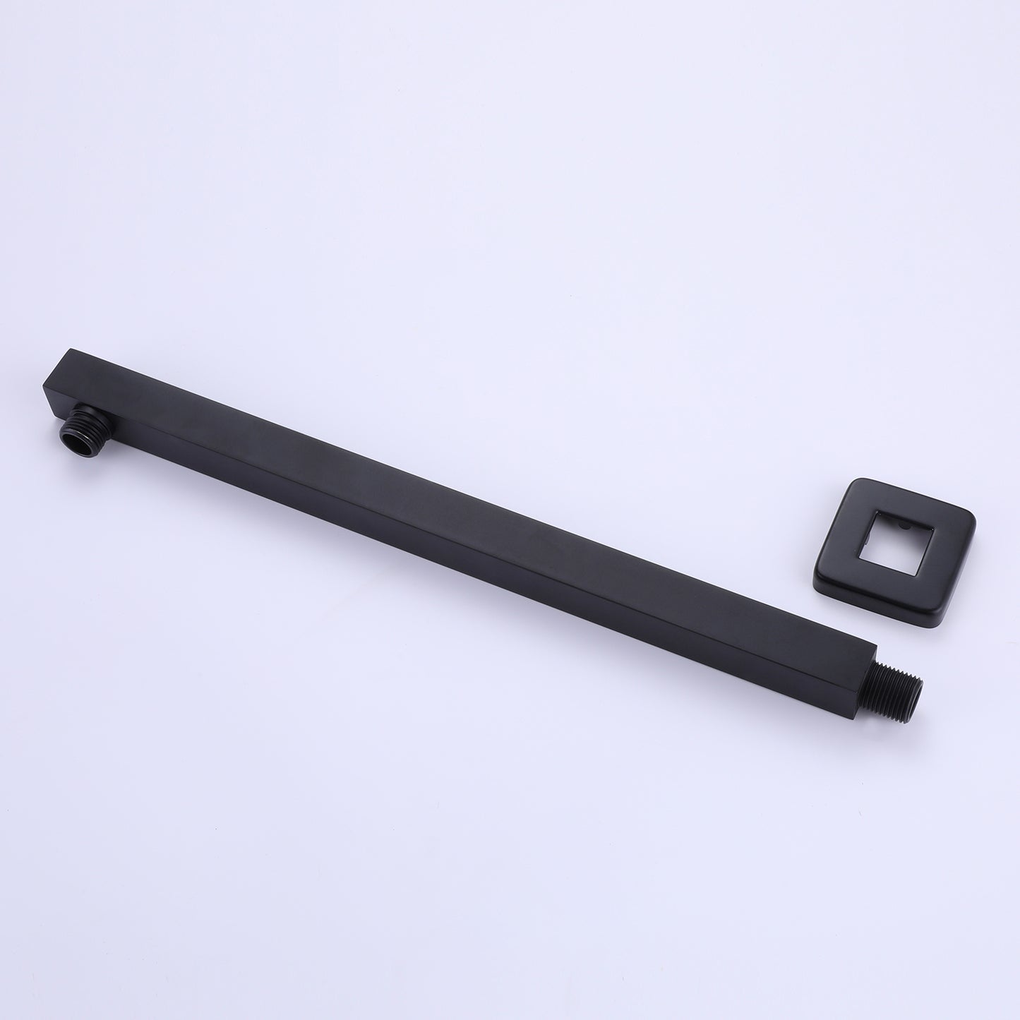 Givelly Wall Mounted 10 In Shower System with Waterfall Tub Faucet in Matte Black