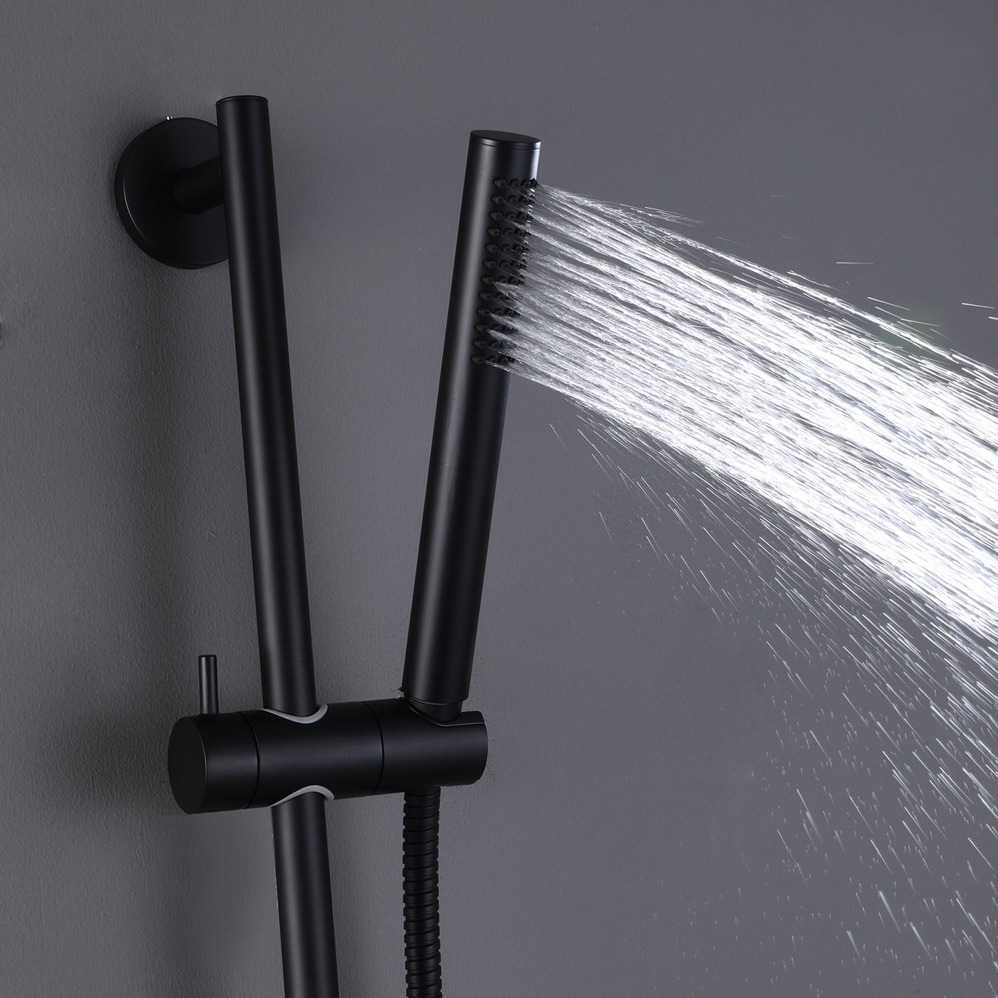 Dwell Brass Slide Bar Shower Head With 59 In Shower Hose