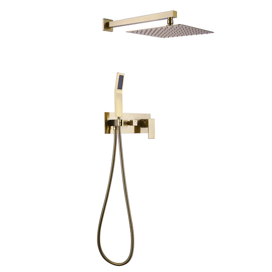 Noviati 2-Spray 10 In Thermostatic Shower System with Handshower