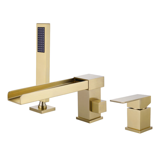 Mista Deck Mounted Bathtub Faucet With Handheld Shower CUPC Certification Valve