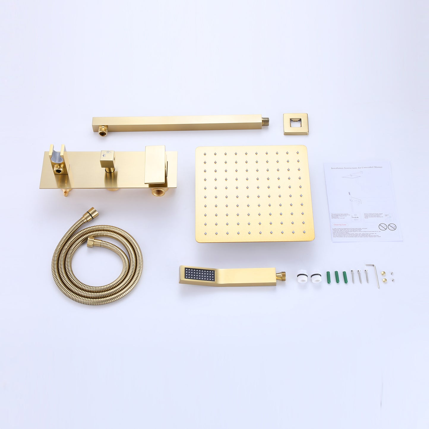Noviati 2-Spray 10 In Thermostatic Shower System with Handshower