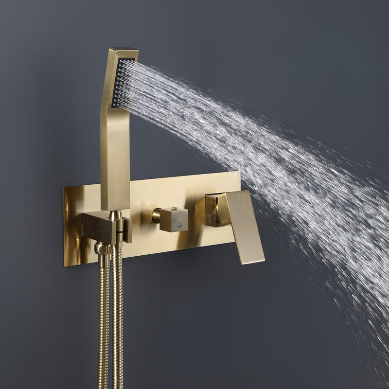 Noviati 2-Spray 10 In Thermostatic Shower System with Handshower