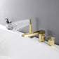 Mista Deck Mounted Bathtub Faucet With Handheld Shower CUPC Certification Valve