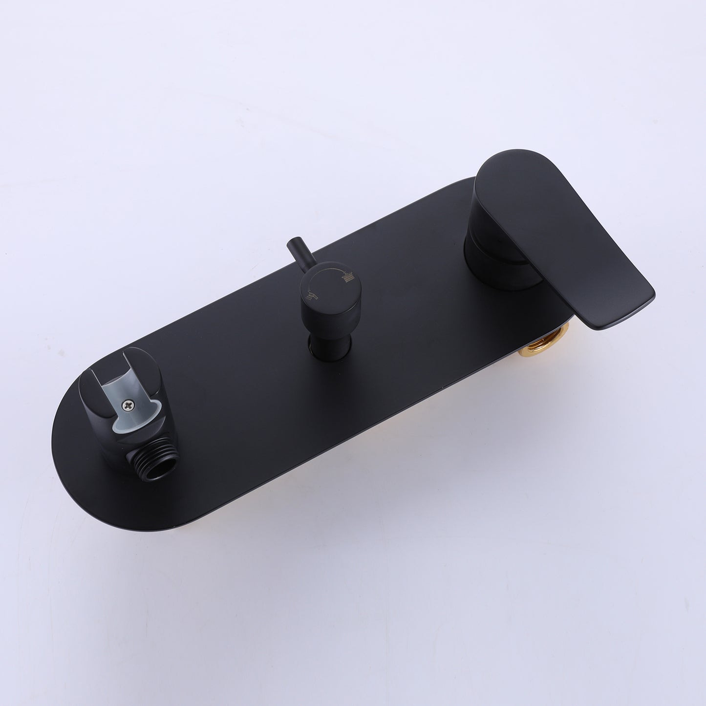 Arrio 2-Spray 10 In Thermostatic Shower System with Handshower in Matte Black