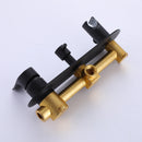 Arrio 2-Spray 10 In Thermostatic Shower System with Handshower in Matte Black