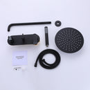 Arrio 2-Spray 10 In Thermostatic Shower System with Handshower in Matte Black