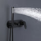 Arrio 2-Spray 10 In Thermostatic Shower System with Handshower in Matte Black