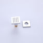 Qexle 12 In Ceiling Mounted Thermostatic Shower System with 6 Body Jets